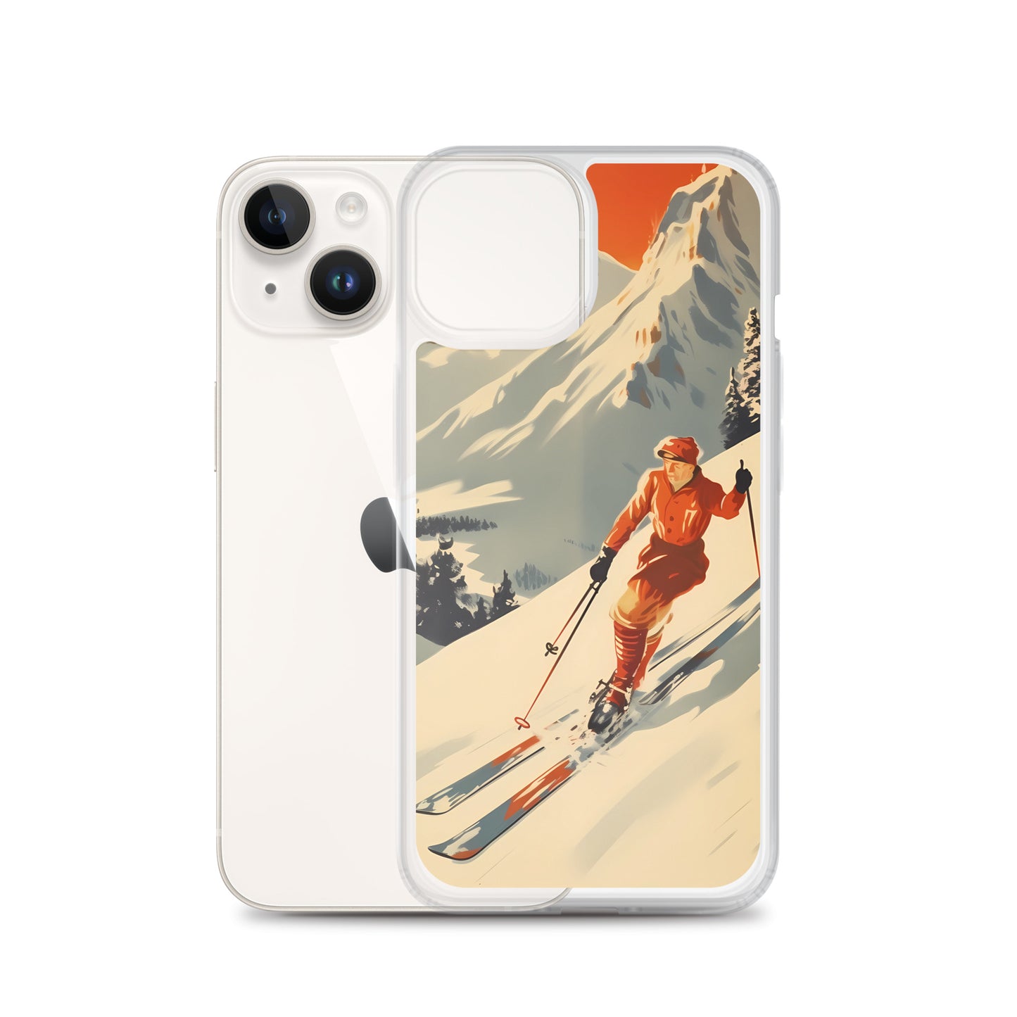 iPhone Case - Vintage Adverts - Swiss Skier