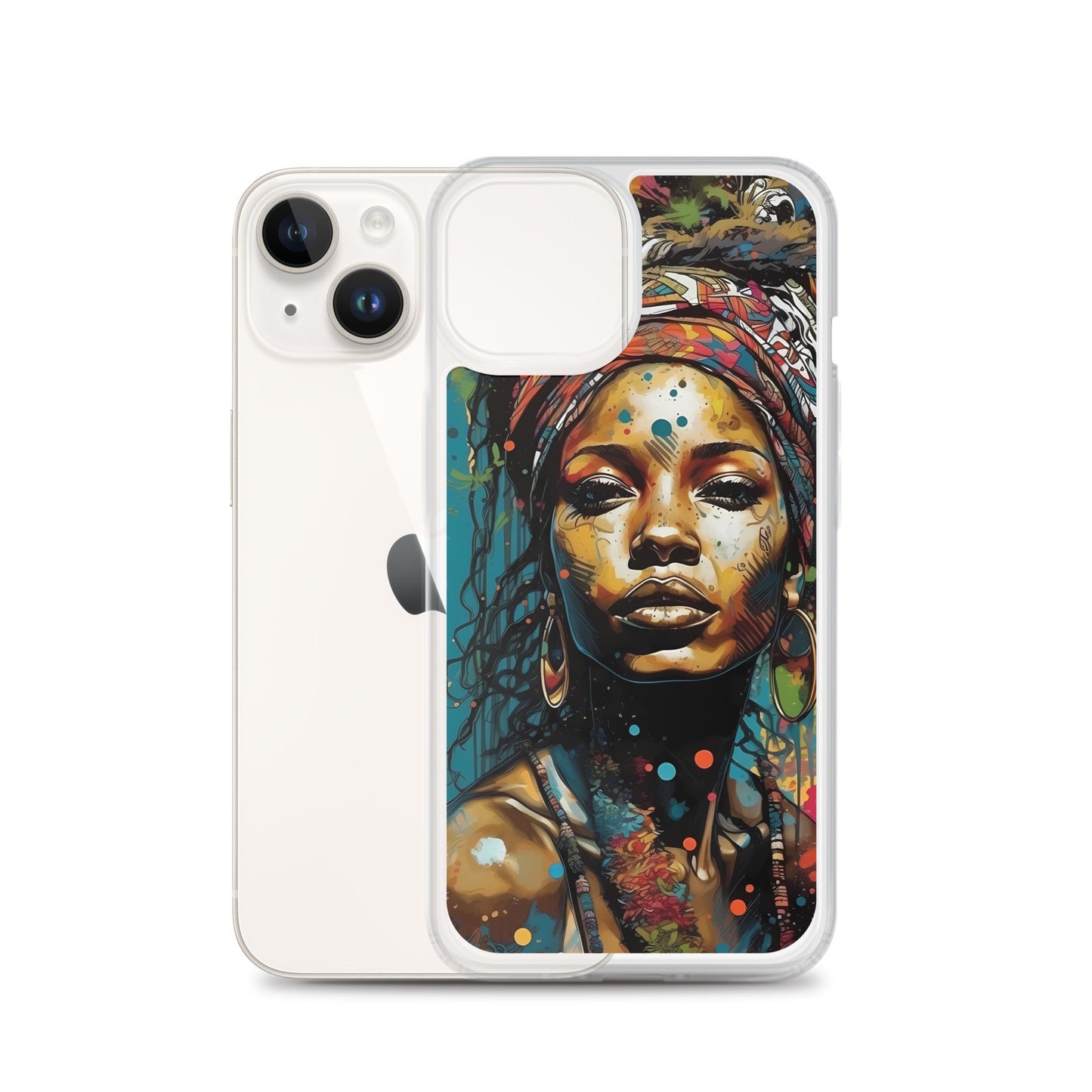 iPhone Case - Layers of Paint African Woman