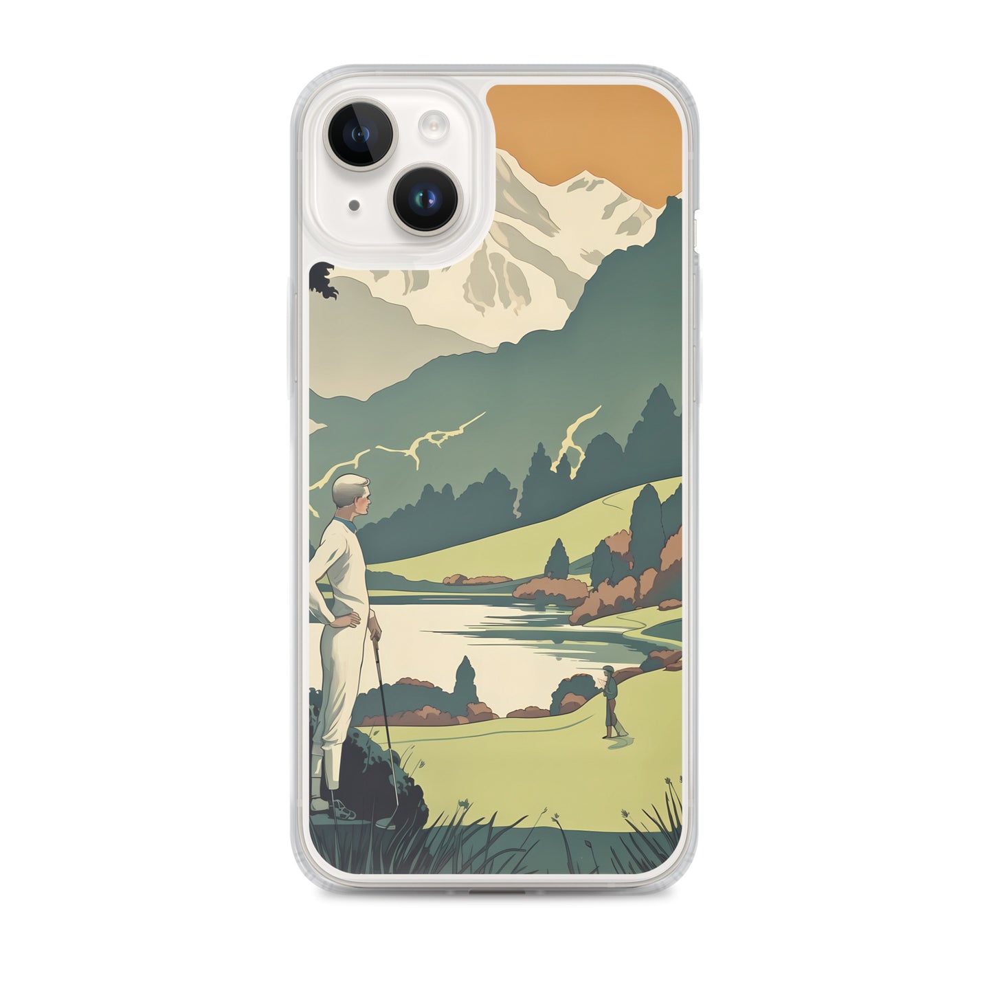 iPhone Case - Vintage Adverts - Mountain Golf