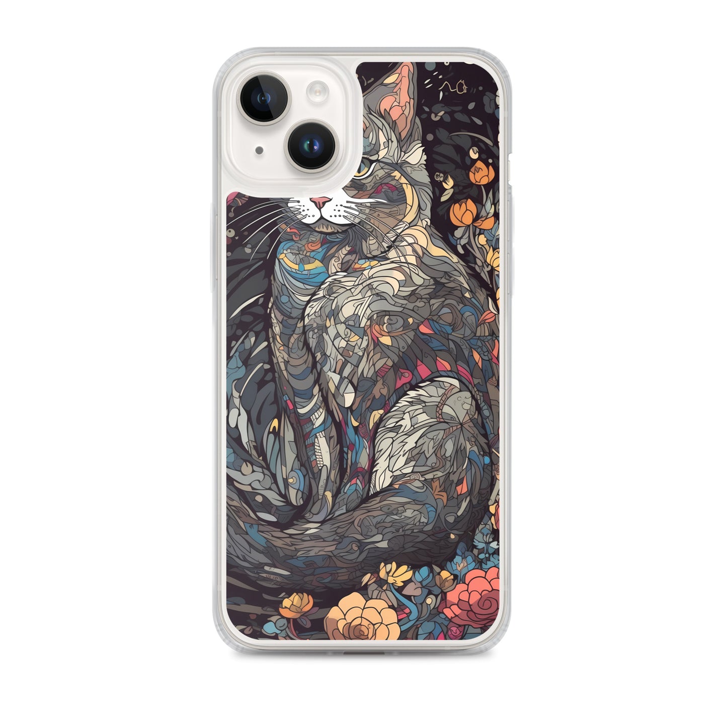 iPhone Case - Gray Cat Garden