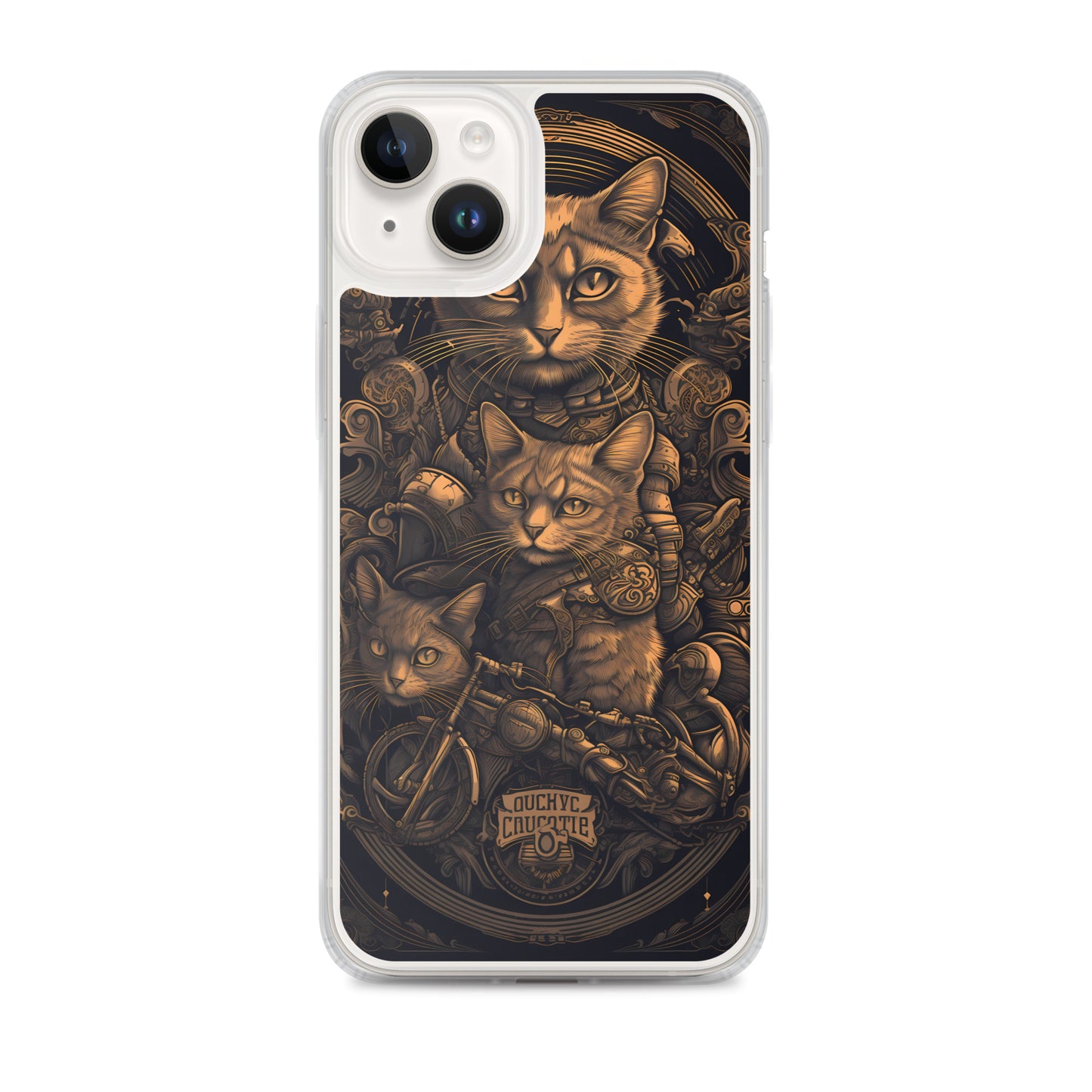 iPhone Case - Dieselpunk Cat Print