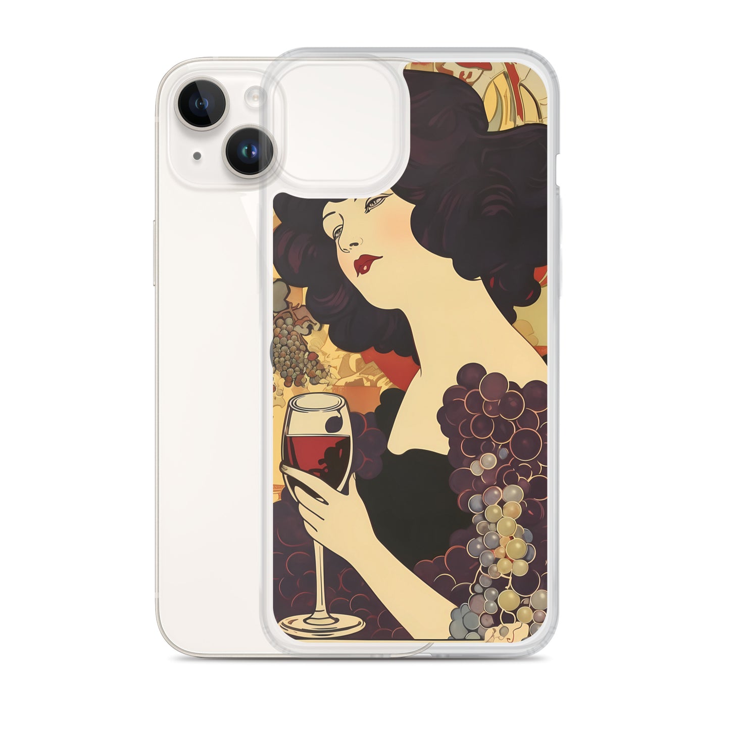 iPhone Case - Vintage Adverts - Wine and Grapes