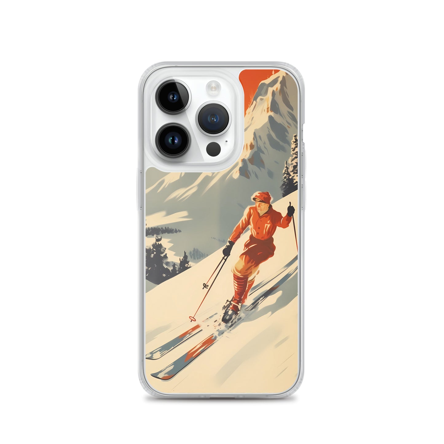 iPhone Case - Vintage Adverts - Swiss Skier