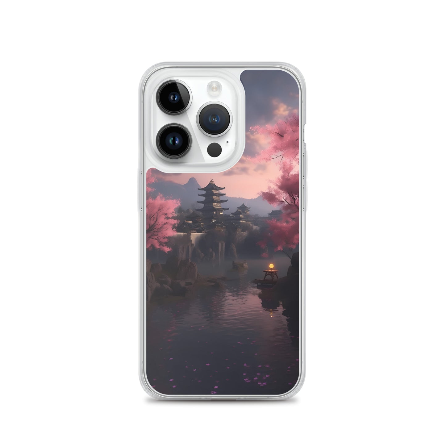 iPhone Case - Cherry Blossoms on Lake
