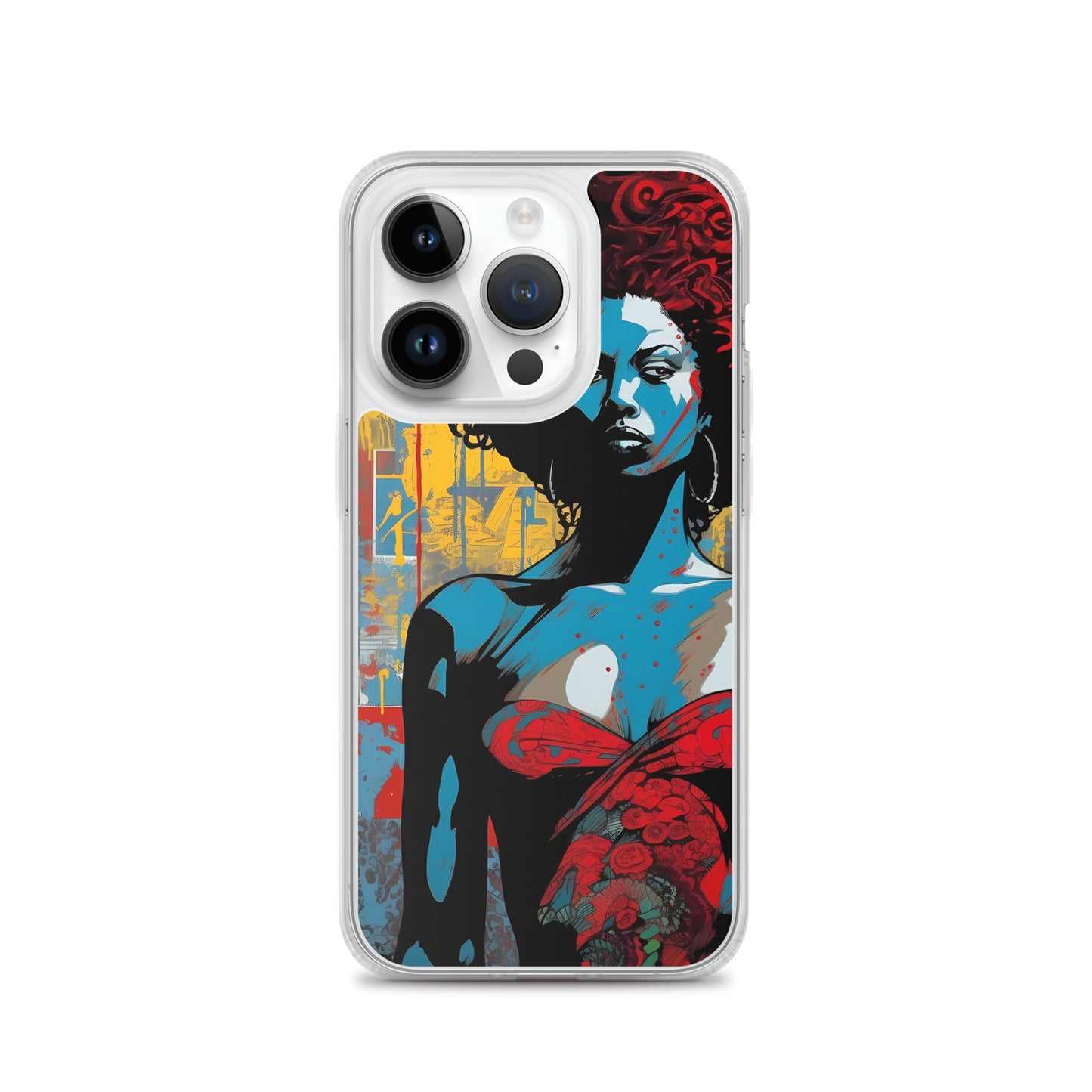 iPhone Case - Woman in Red Funk Art