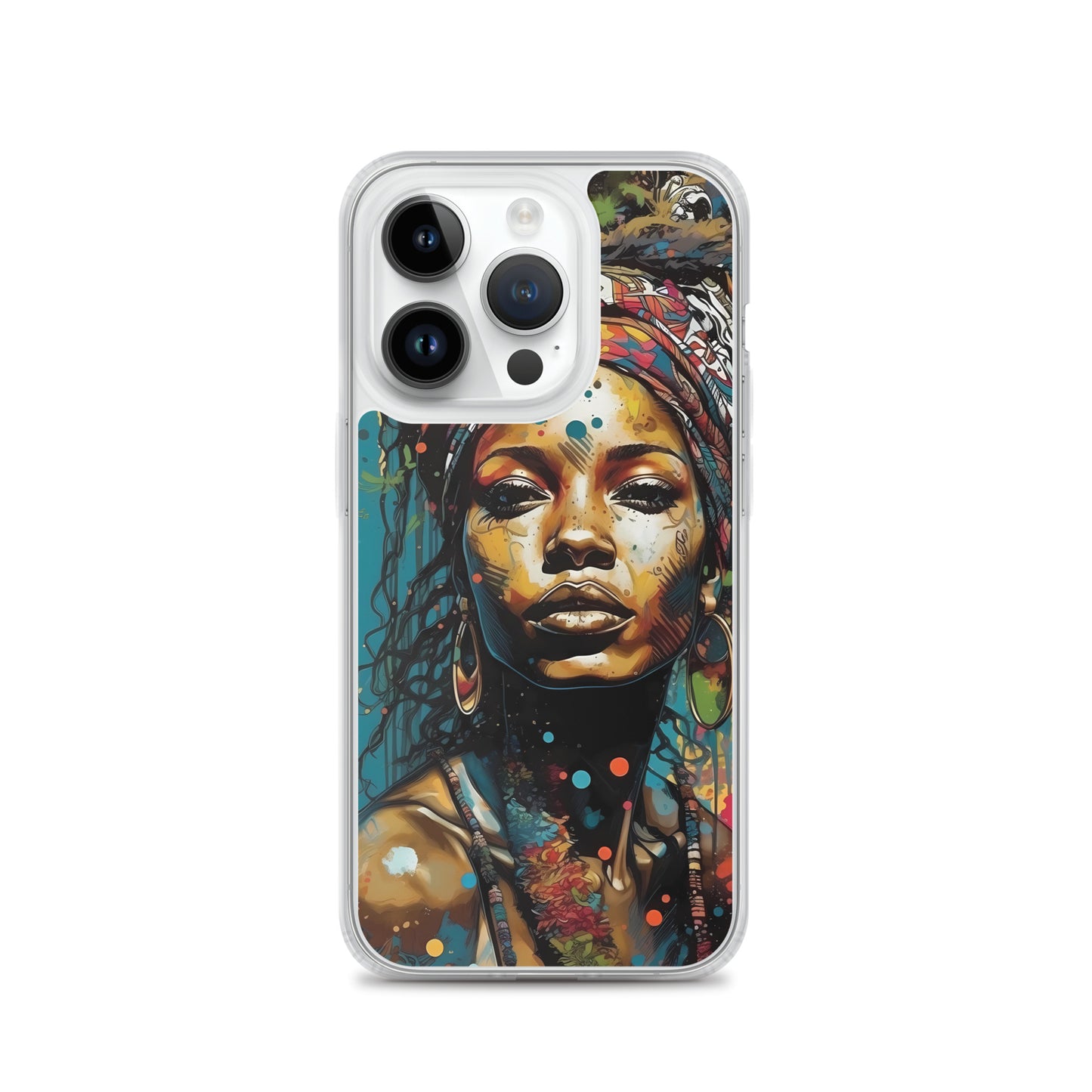 iPhone Case - Layers of Paint African Woman
