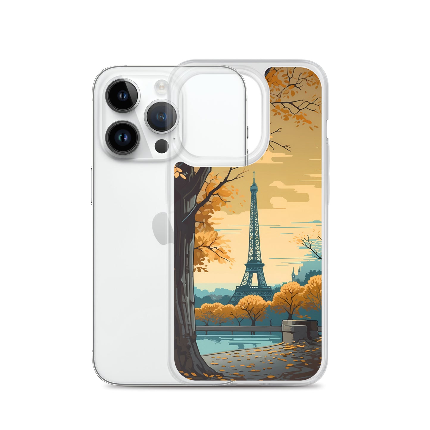 iPhone Case - Golden Eiffel Tower