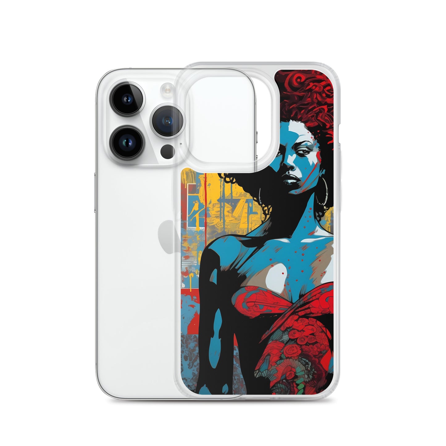 iPhone Case - Woman in Red Funk Art