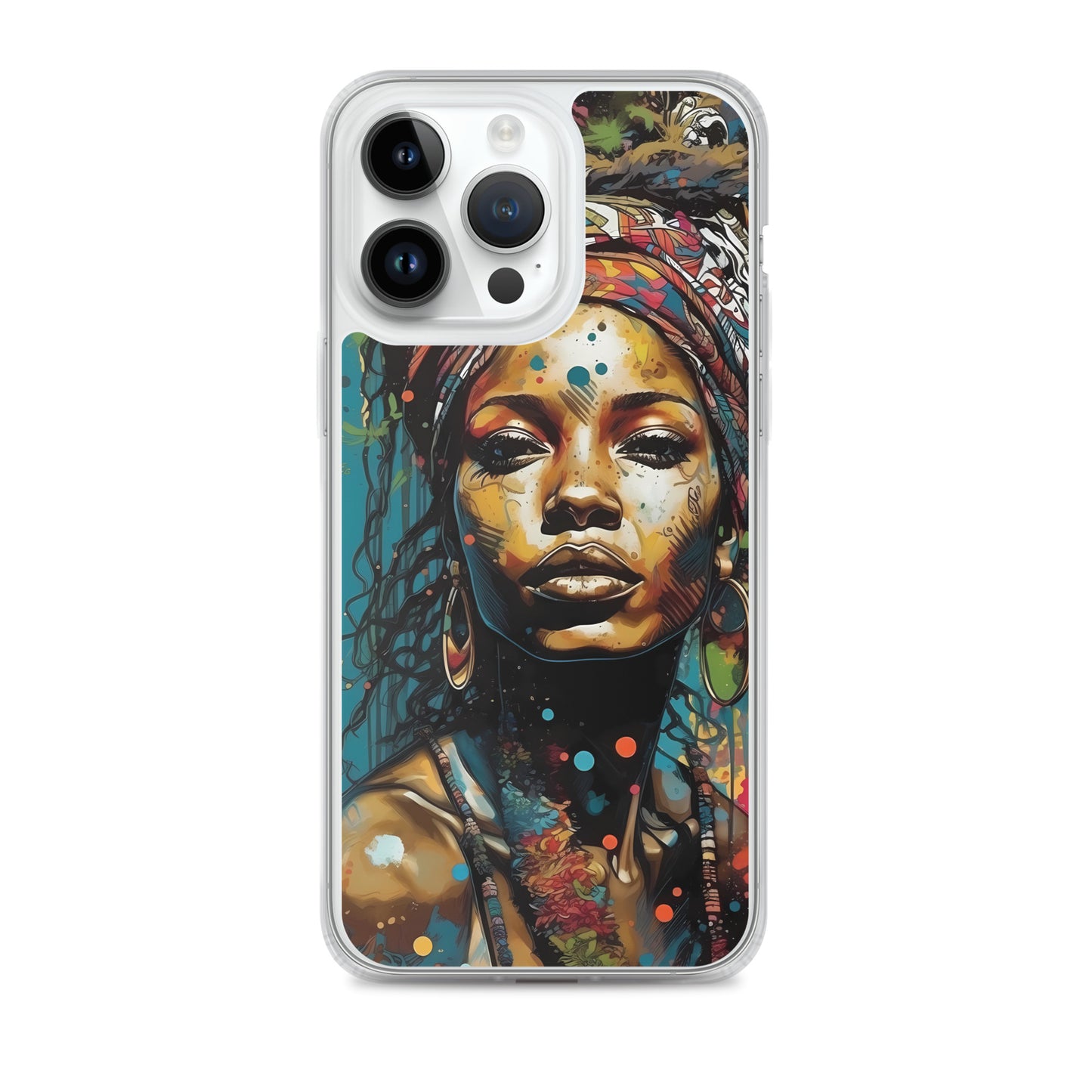 iPhone Case - Layers of Paint African Woman