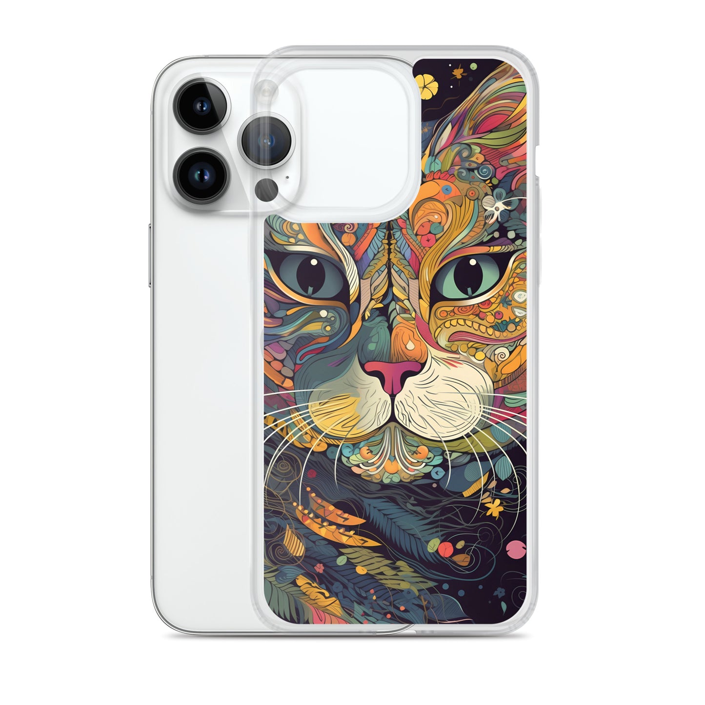 iPhone Case - Cosmic Floral Cat