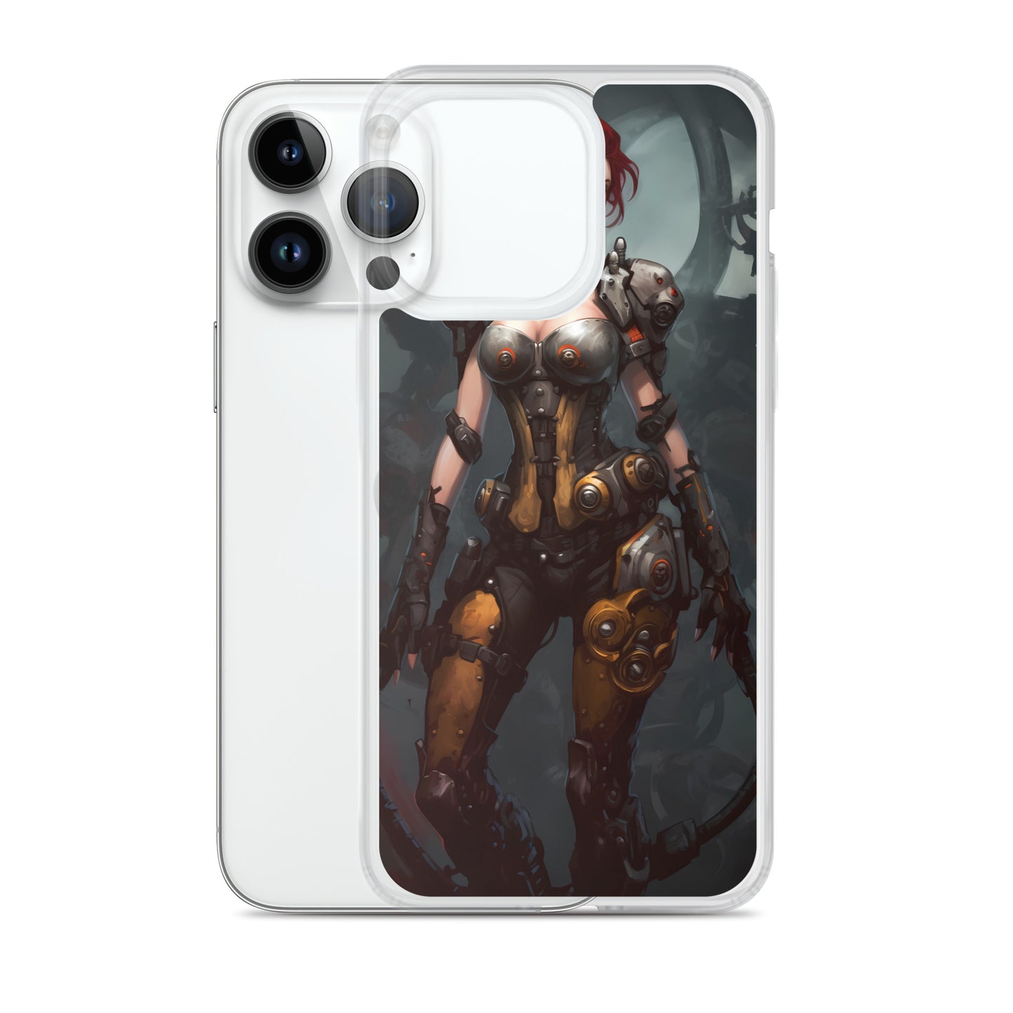iPhone Case - Redhead Cybernetic Warrior