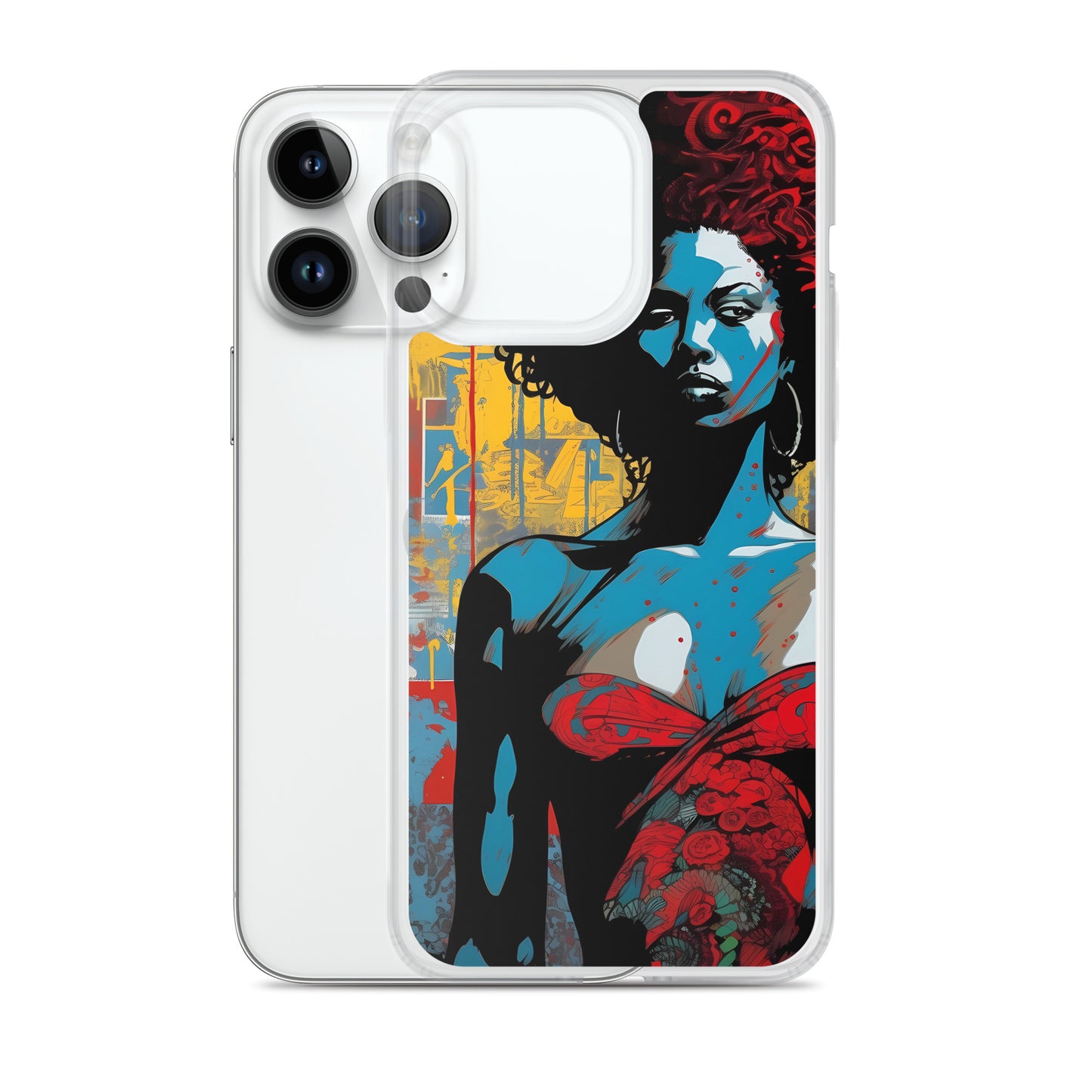 iPhone Case - Woman in Red Funk Art