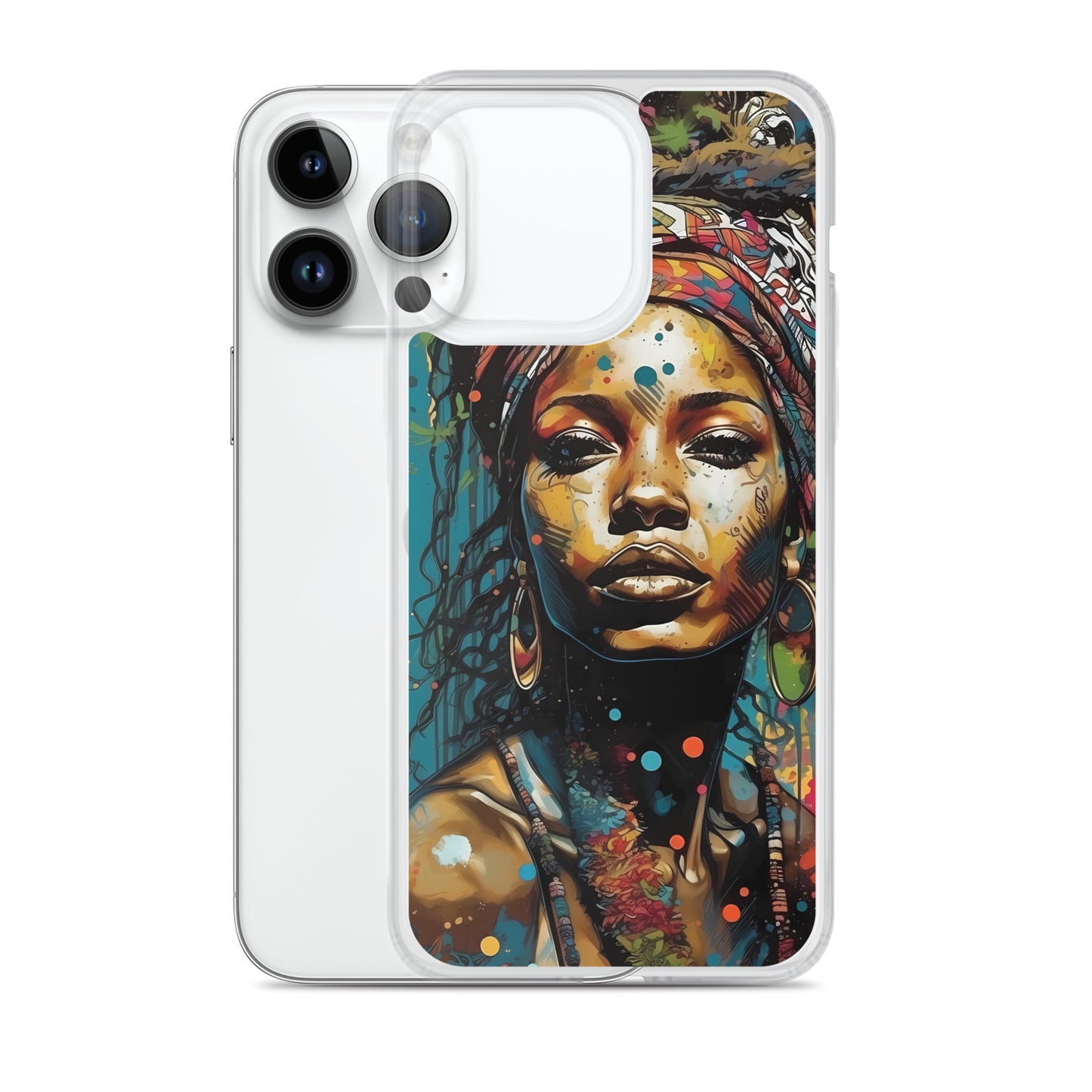 iPhone Case - Layers of Paint African Woman
