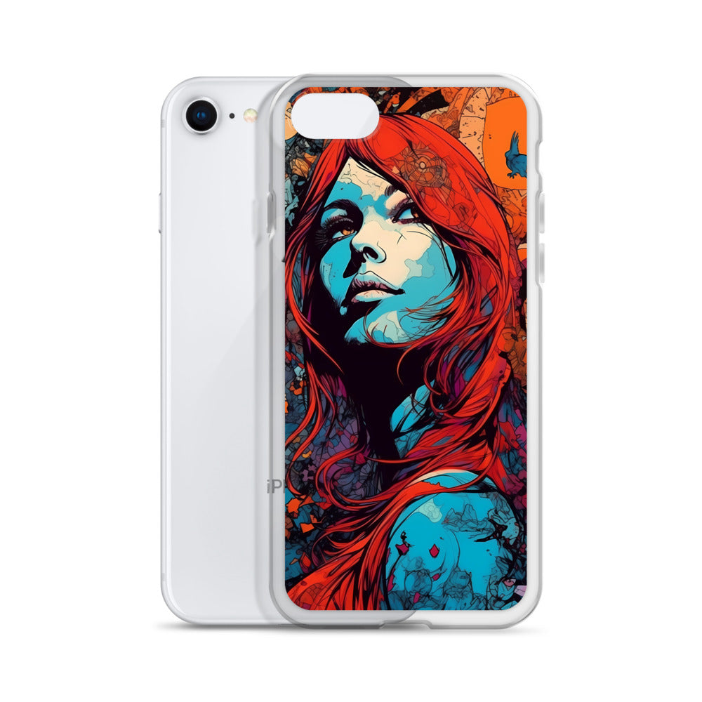iPhone Case - Red Haired Psychedelic