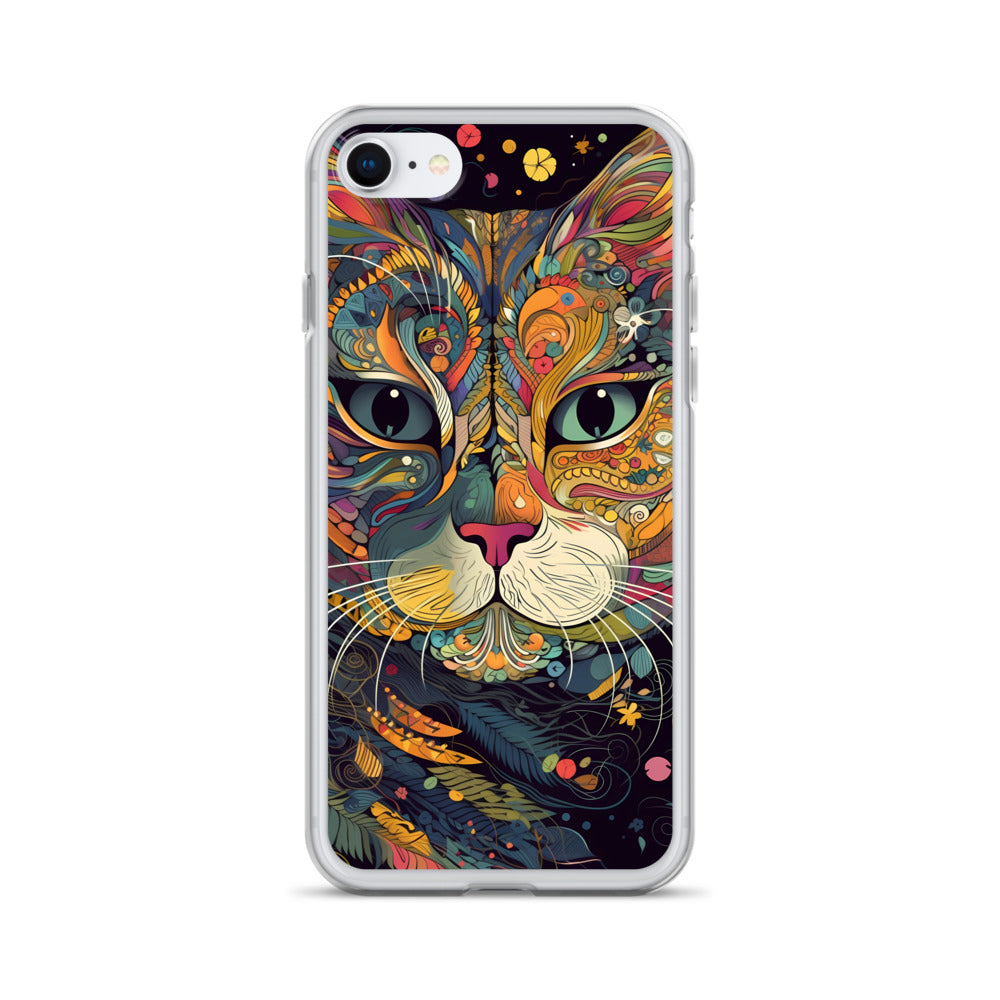 iPhone Case - Cosmic Floral Cat