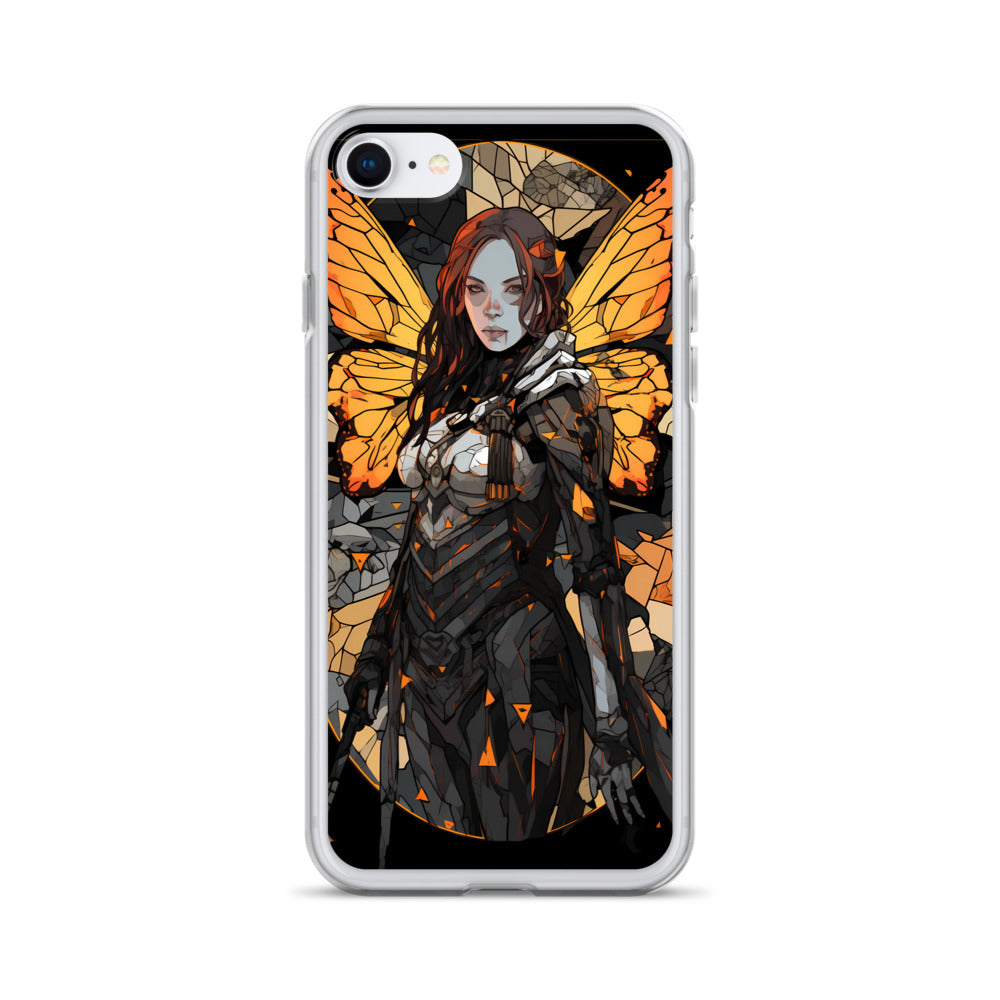 iPhone Case - Winged Woman Stained Glass
