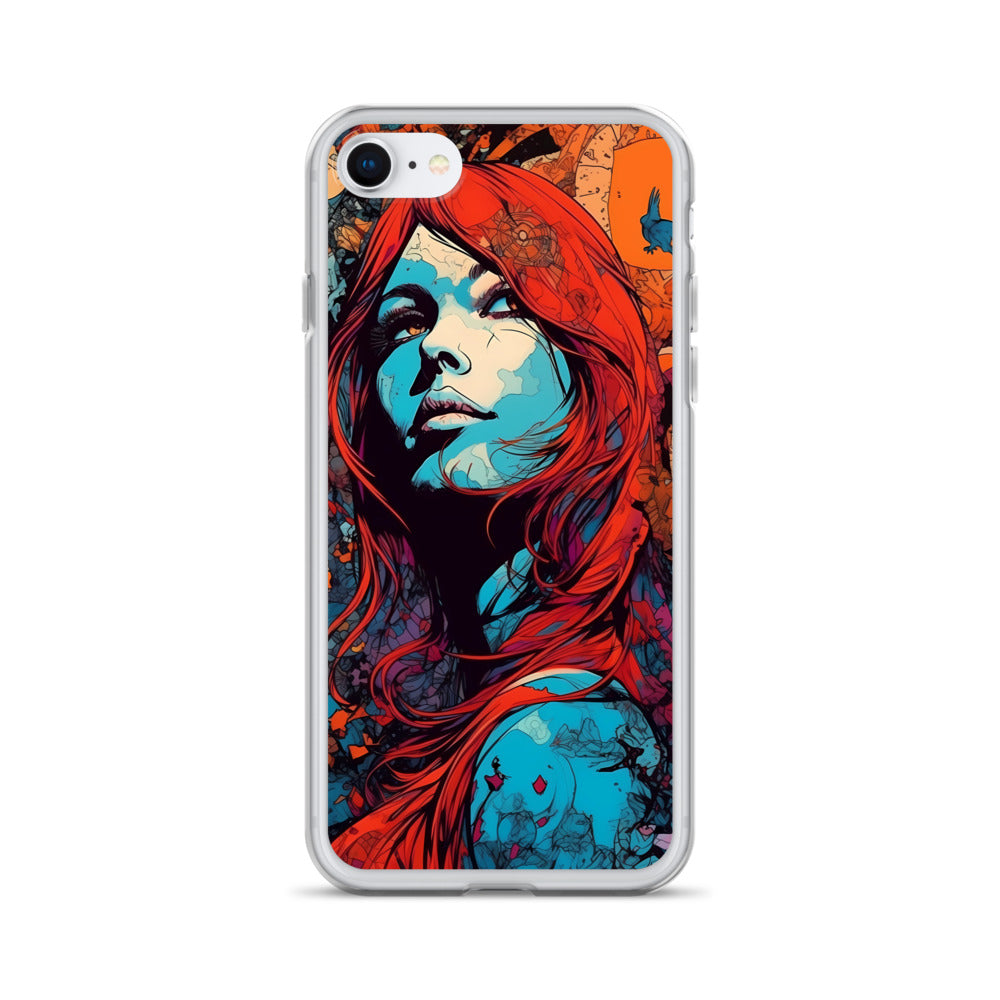 iPhone Case - Red Haired Psychedelic