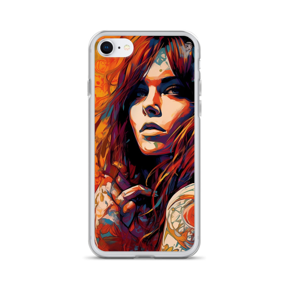 iPhone Case - Flowerpunk Girl
