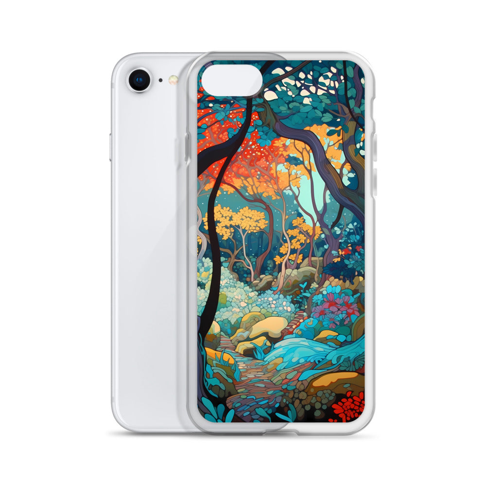 iPhone Case - Colorful Tree Landscape