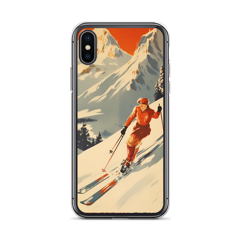 iPhone Case - Vintage Adverts - Swiss Skier