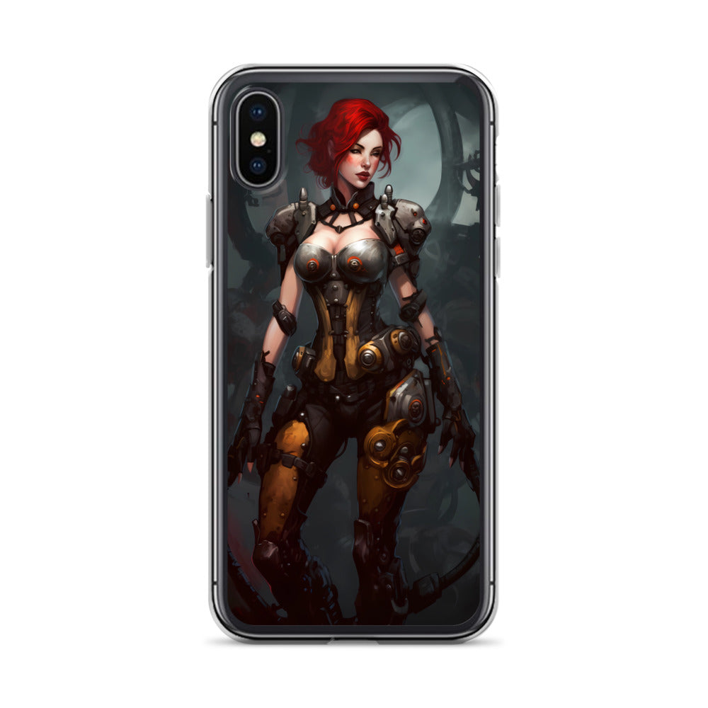 iPhone Case - Redhead Cybernetic Warrior