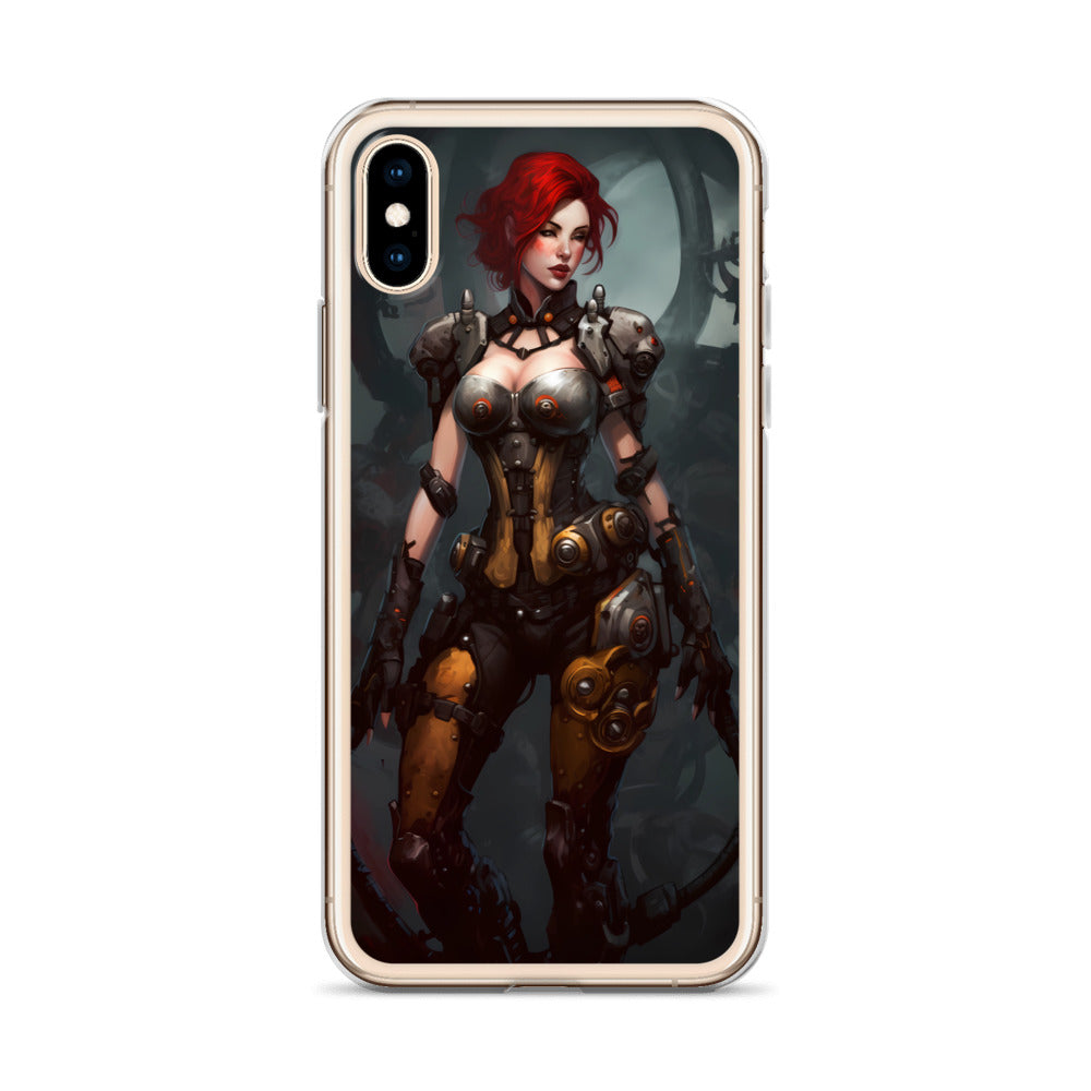 iPhone Case - Redhead Cybernetic Warrior
