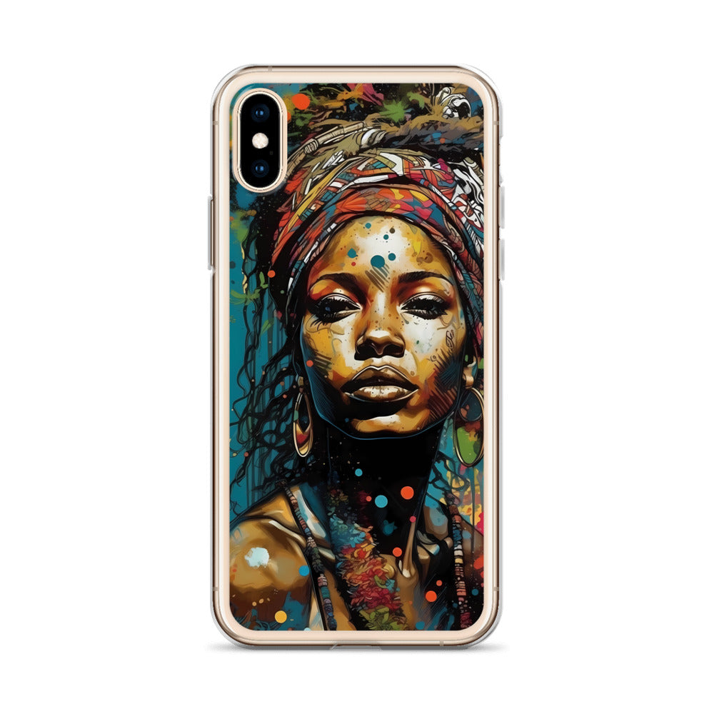 iPhone Case - Layers of Paint African Woman