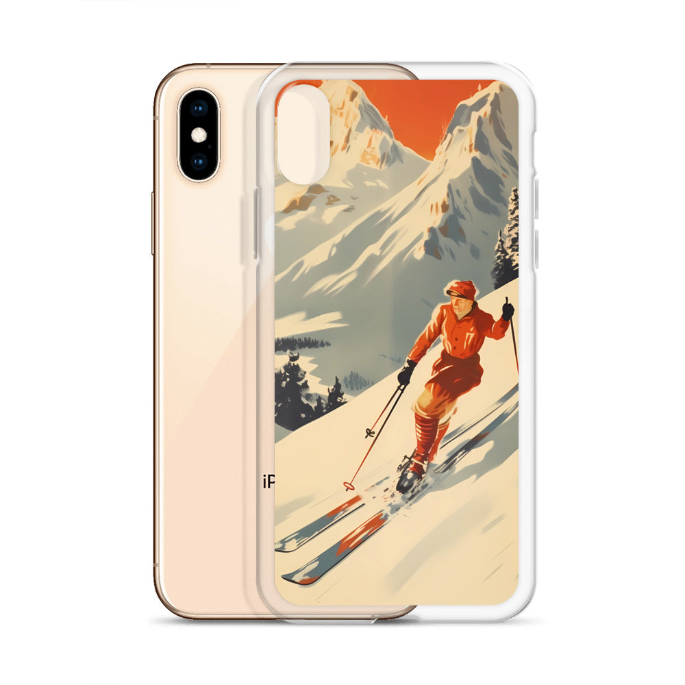 iPhone Case - Vintage Adverts - Swiss Skier