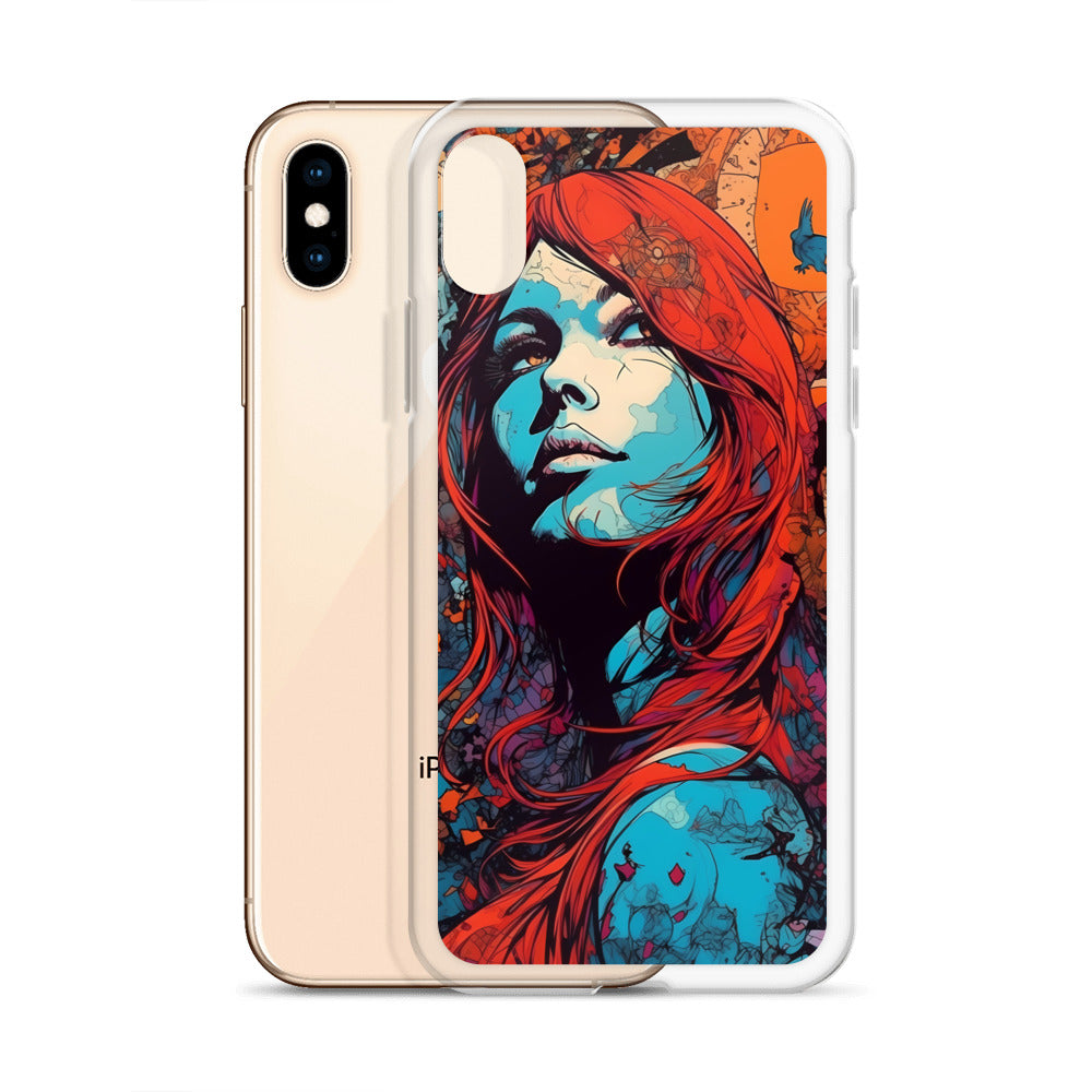 iPhone Case - Red Haired Psychedelic