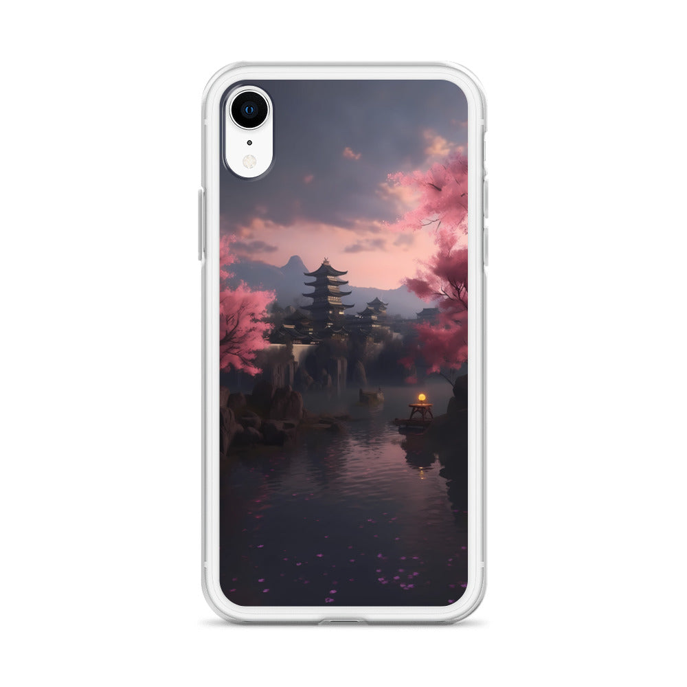 iPhone Case - Cherry Blossoms on Lake