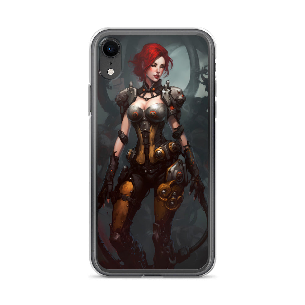 iPhone Case - Redhead Cybernetic Warrior