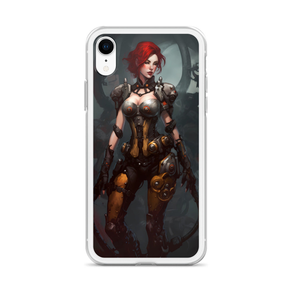 iPhone Case - Redhead Cybernetic Warrior