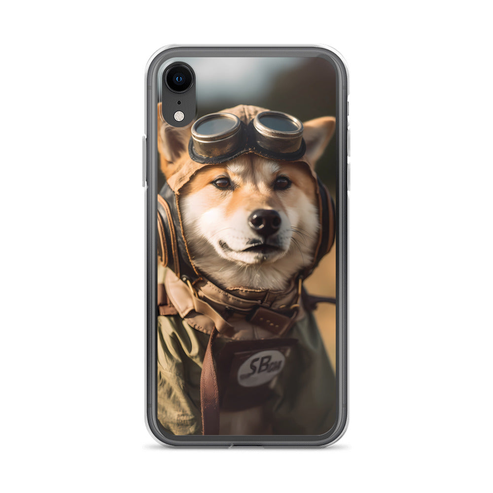 iPhone Case - Shiba Inu Pilot