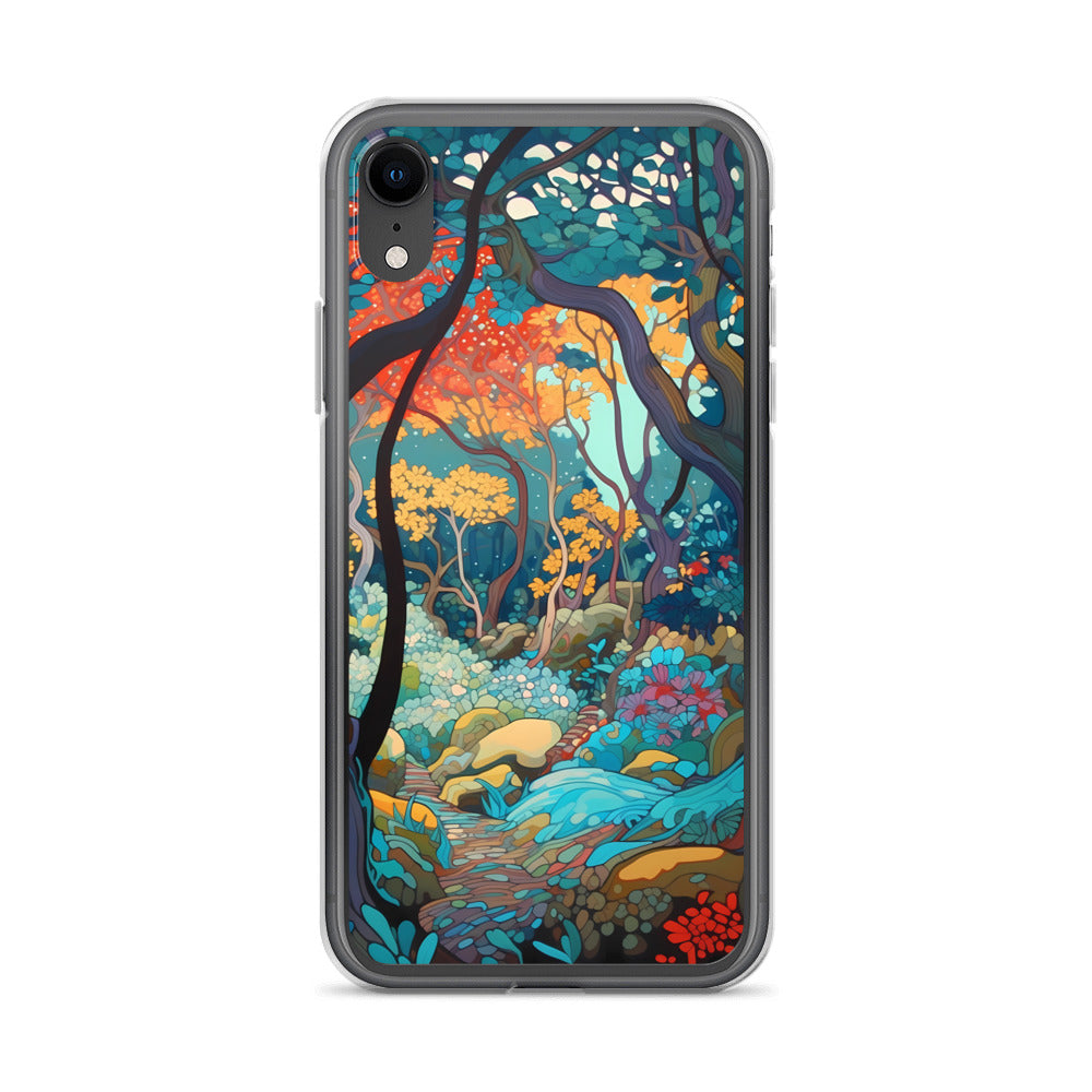 iPhone Case - Colorful Tree Landscape