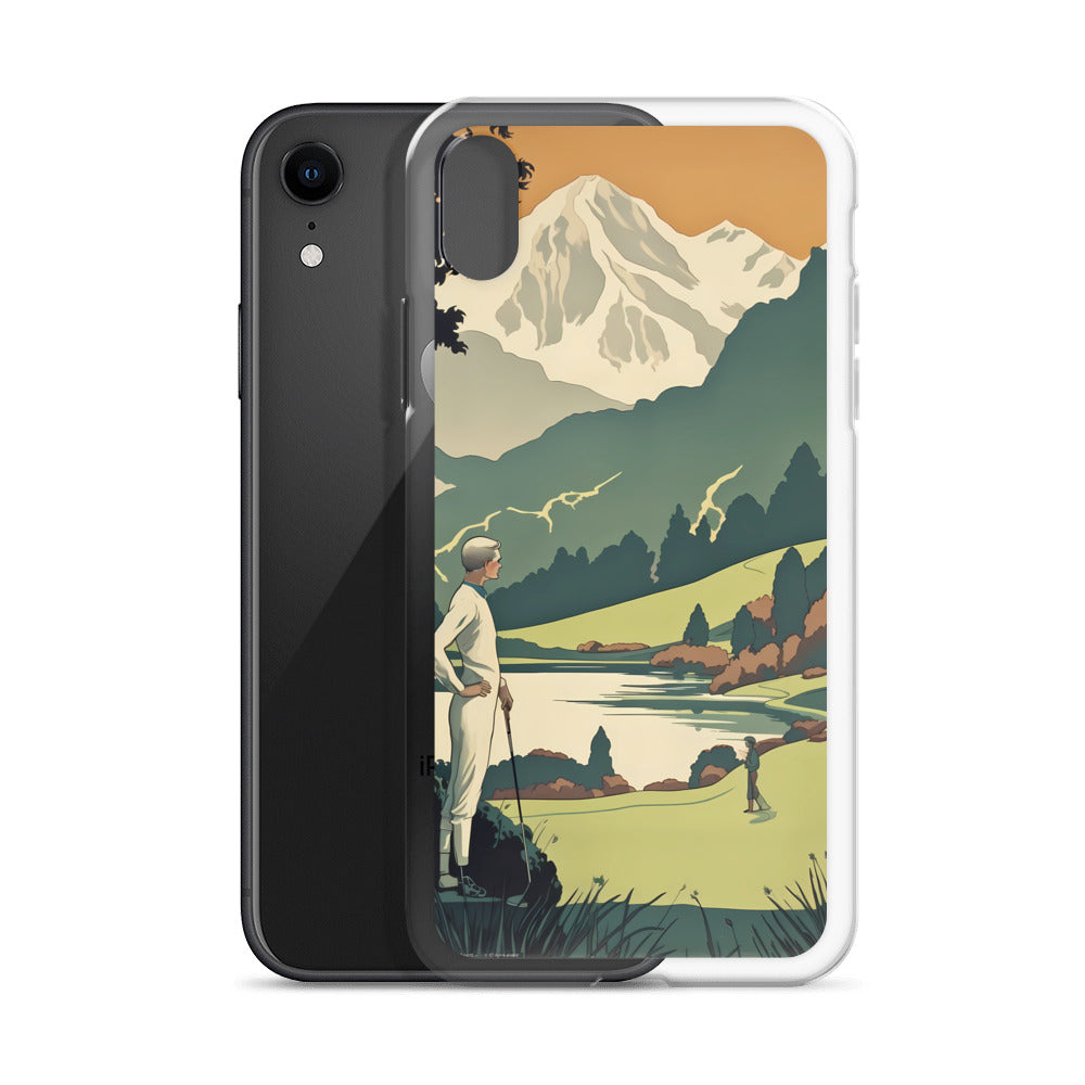 iPhone Case - Vintage Adverts - Mountain Golf