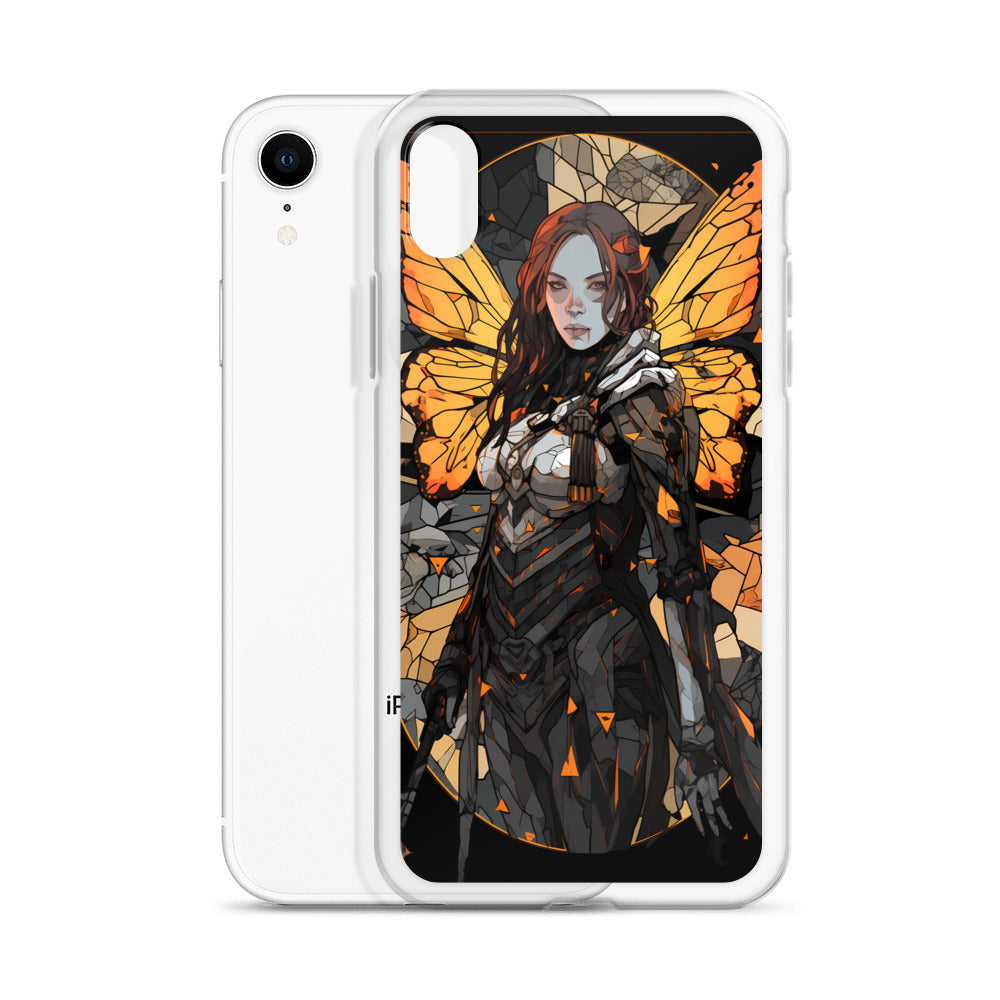 iPhone Case - Winged Woman Stained Glass