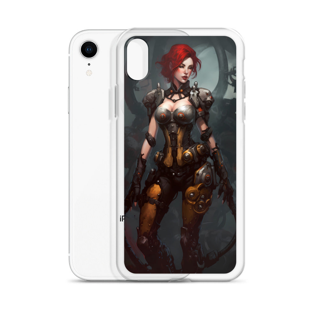 iPhone Case - Redhead Cybernetic Warrior