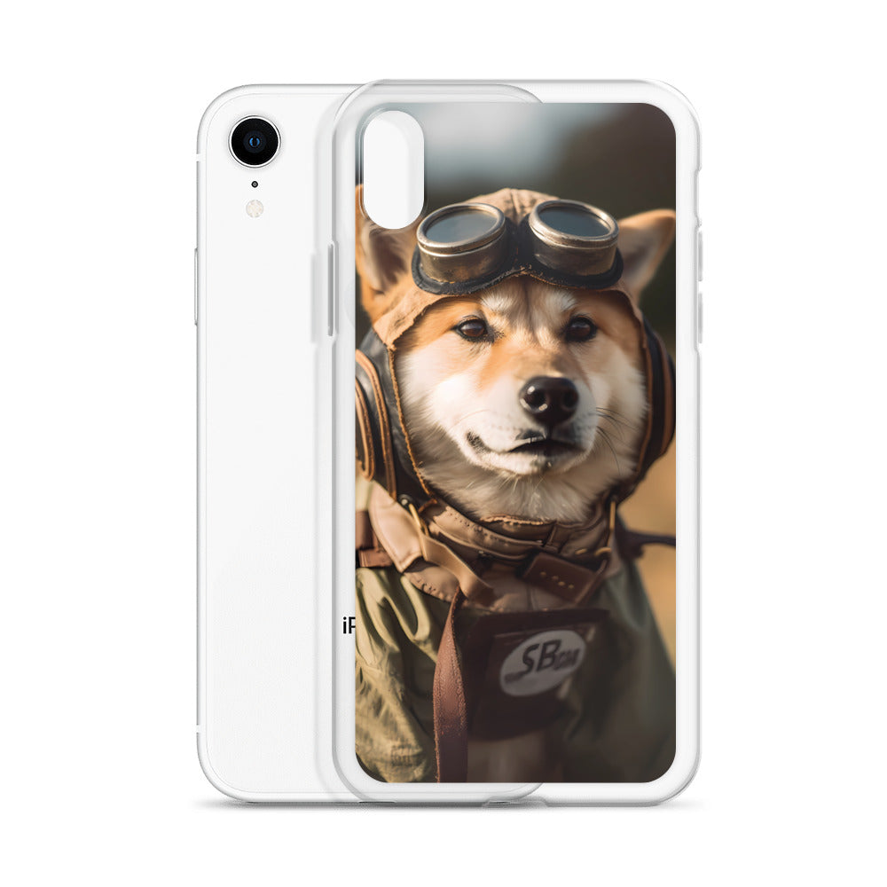 iPhone Case - Shiba Inu Pilot