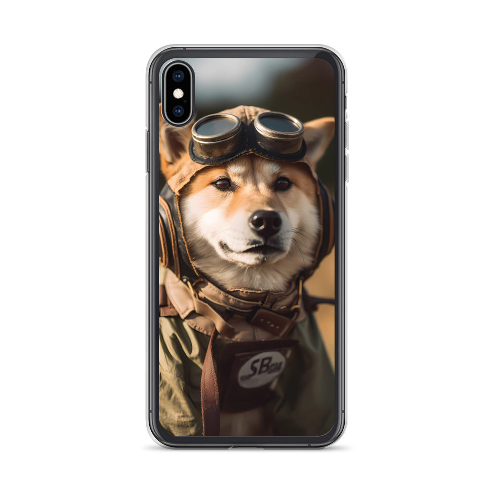iPhone Case - Shiba Inu Pilot