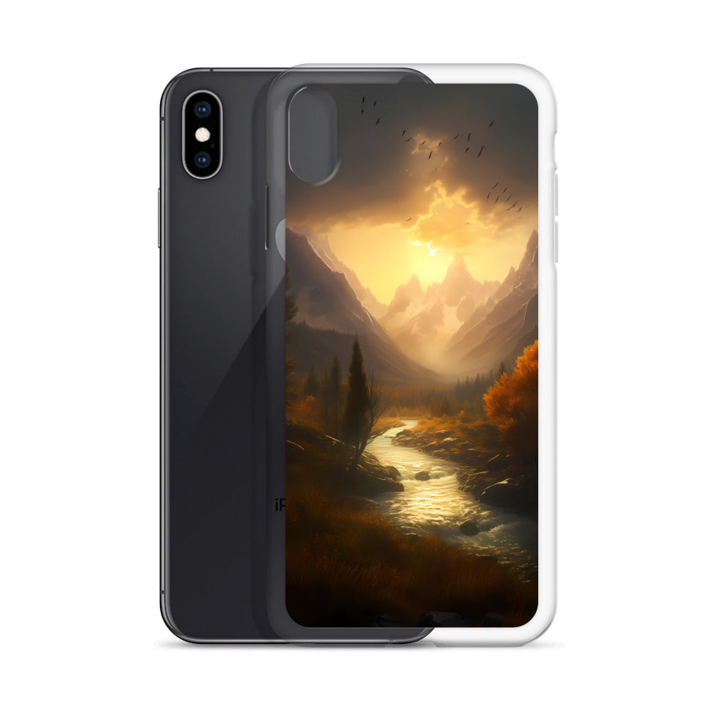 iPhone Case - Mystic Mountain Sunset