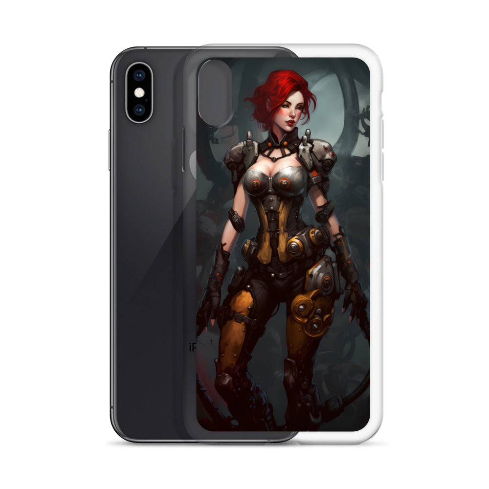 iPhone Case - Redhead Cybernetic Warrior