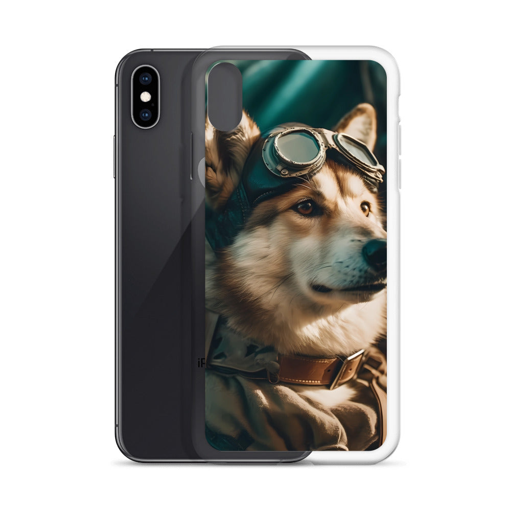iPhone Case - Shiba Inu Pilot
