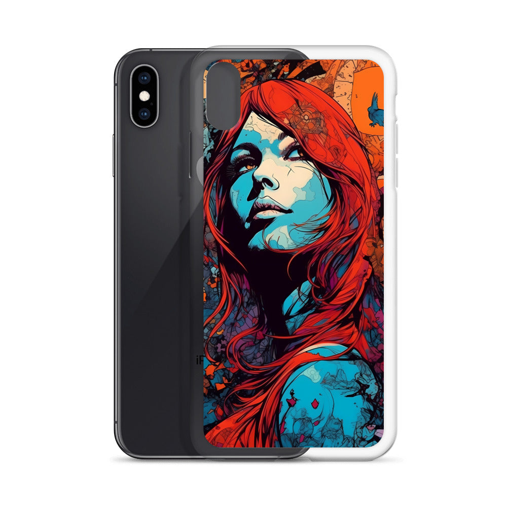 iPhone Case - Red Haired Psychedelic