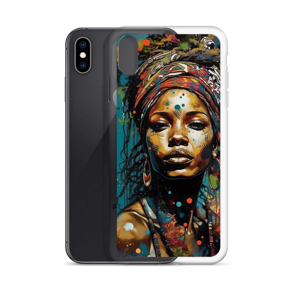 iPhone Case - Layers of Paint African Woman