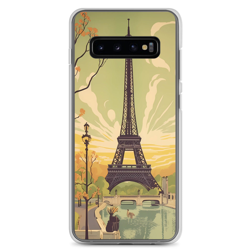 Samsung Case - Vintage Adverts - Eiffel Tower