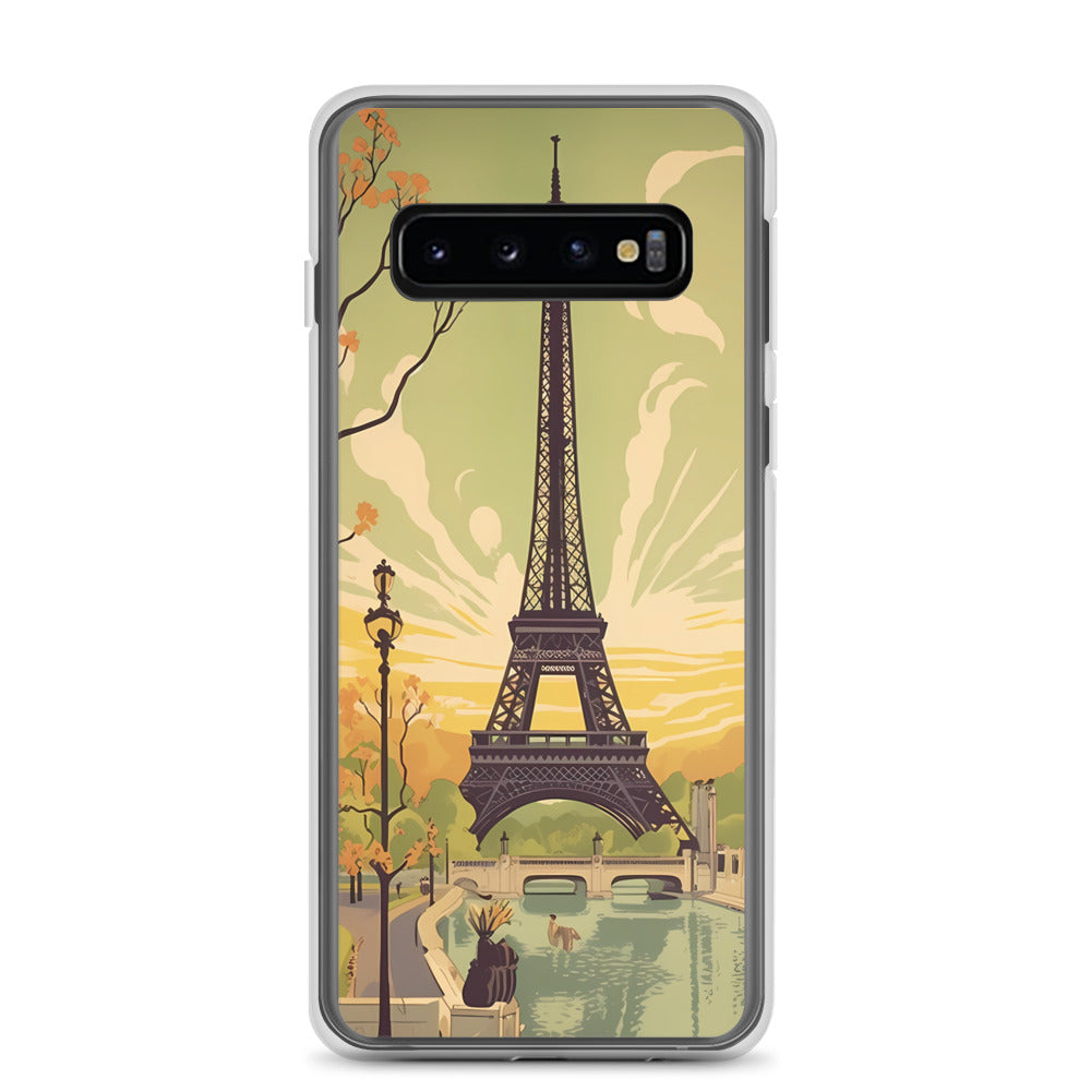 Samsung Case - Vintage Adverts - Eiffel Tower