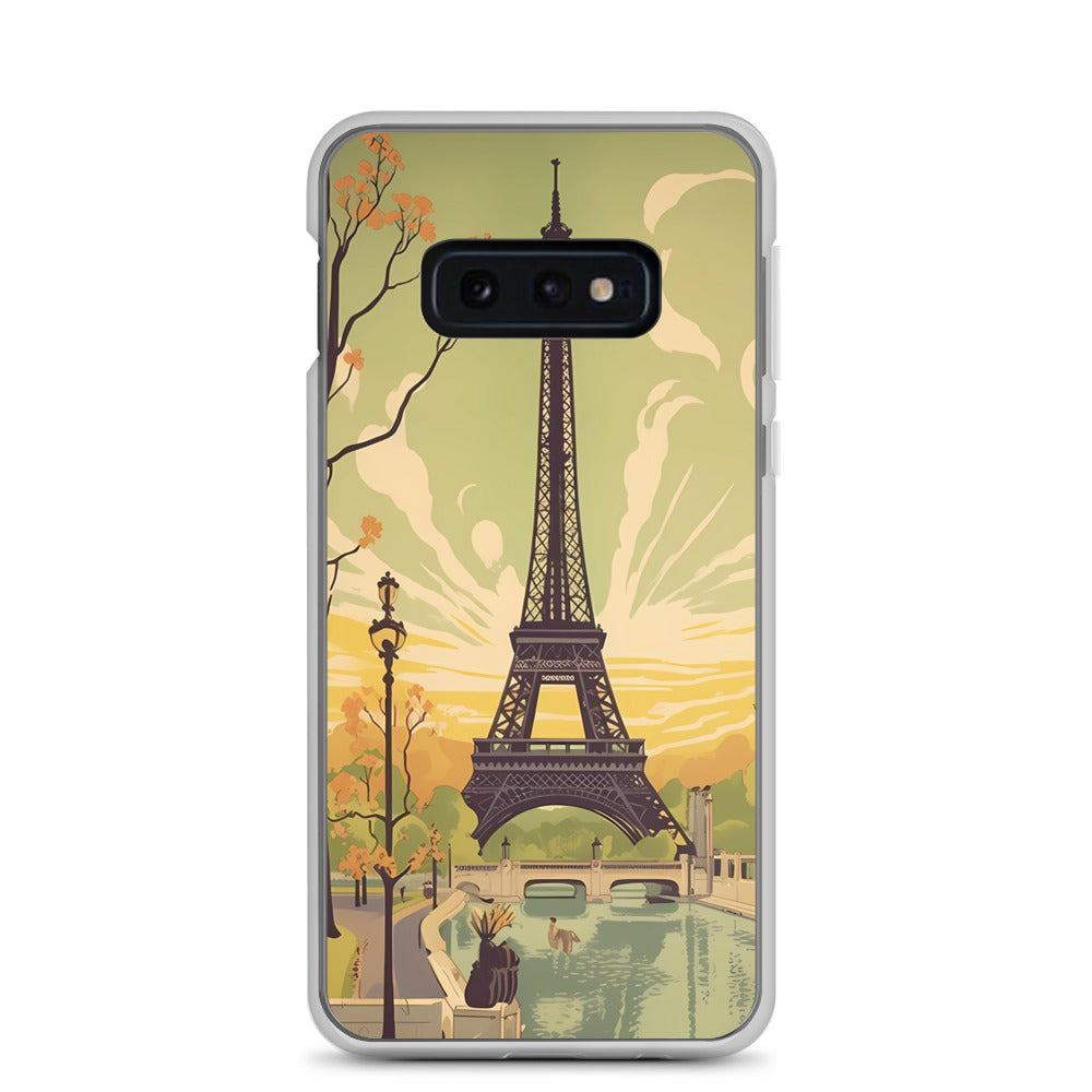 Samsung Case - Vintage Adverts - Eiffel Tower
