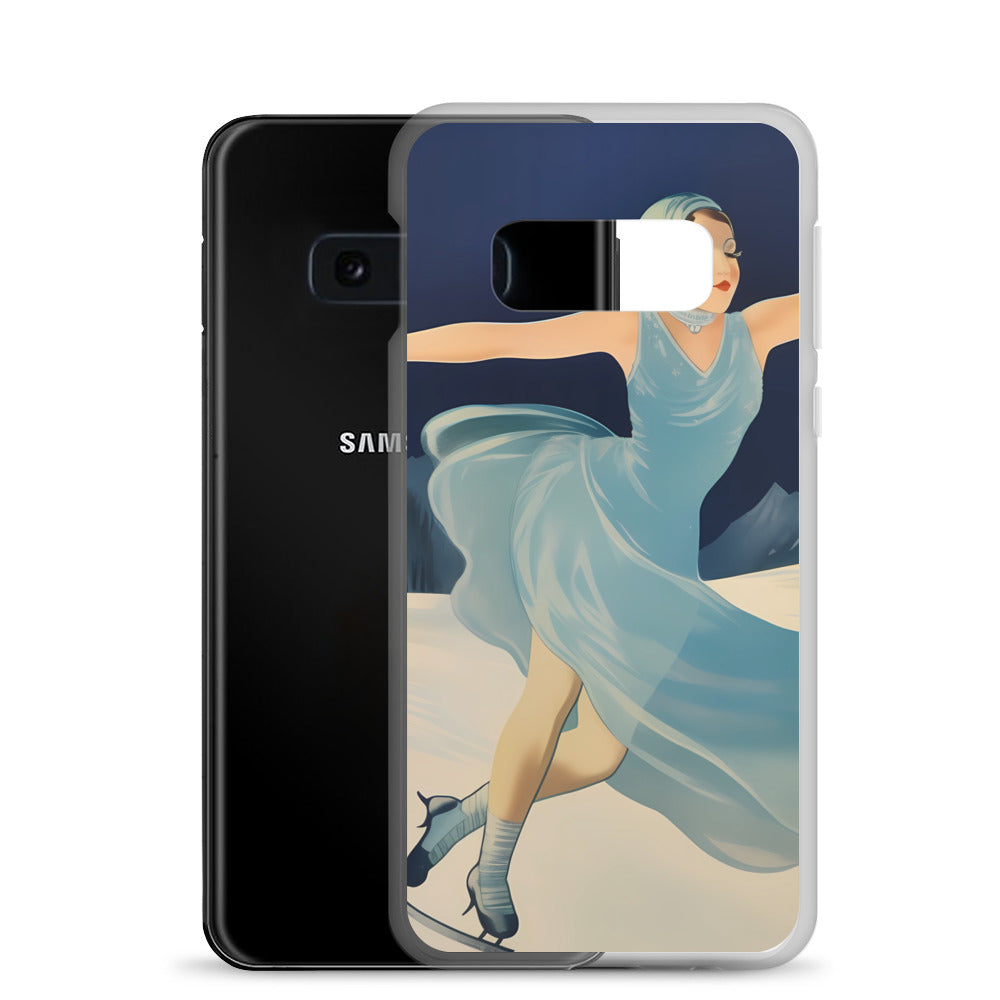 Samsung Case - Vintage Adverts - Ice Skater
