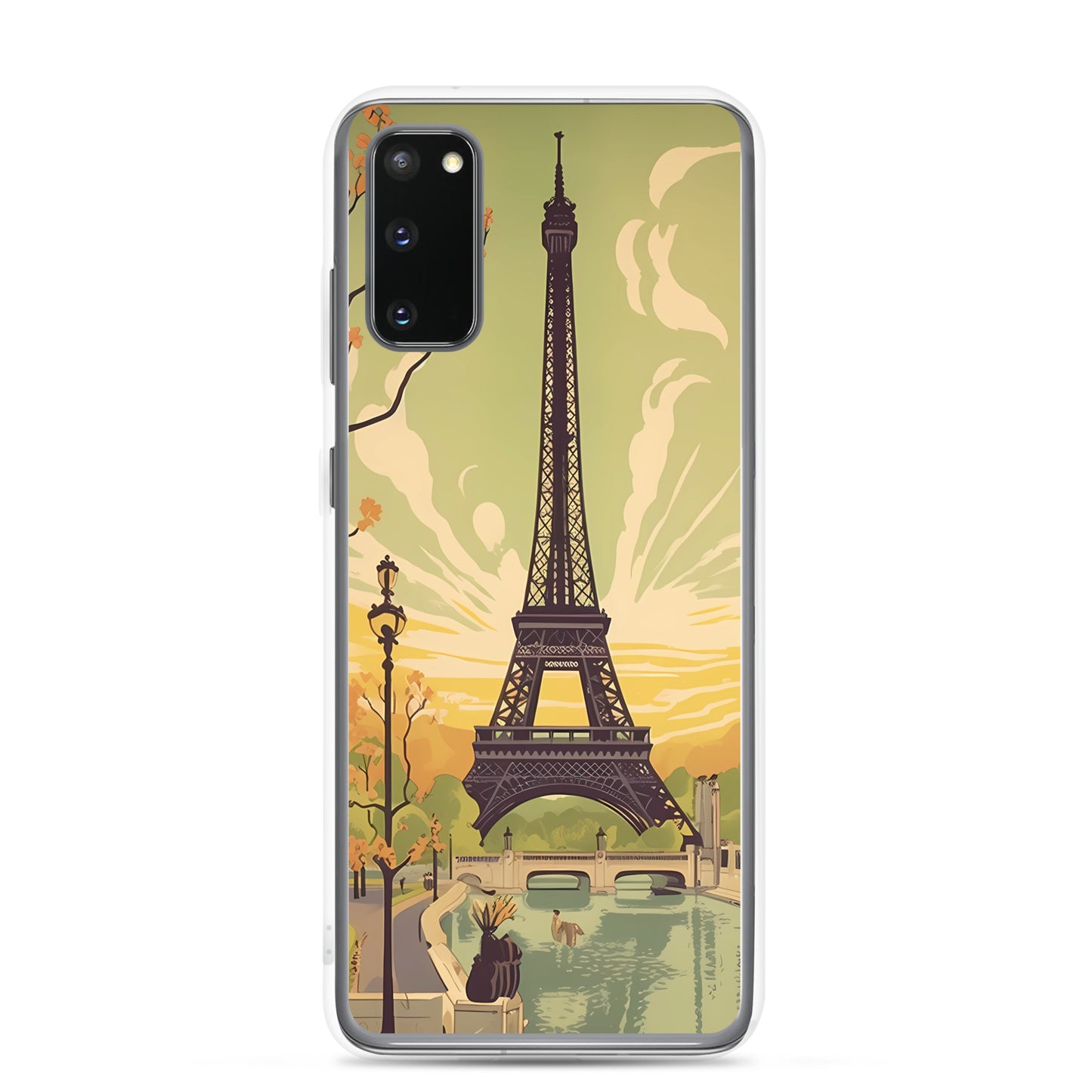 Samsung Case - Vintage Adverts - Eiffel Tower