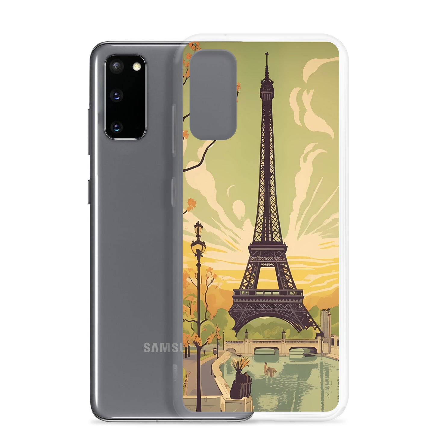 Samsung Case - Vintage Adverts - Eiffel Tower